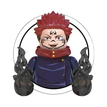 Imagem de Blocos De Montar Jujutsu Kaisen Mini Figuras De Ação Itadori Yuji Gojo