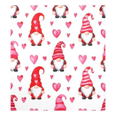 Imagem de Blueangle Capa magnética para lava-louças padrão de gnomos dos namorados, decoração da capa frontal da máquina de lavar louça, adesivos de eletrodomésticos, adesivos de eletrodomésticos, 58 cm C x 66