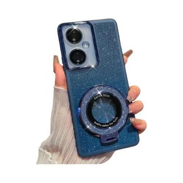 Imagem de Capa De Telefone Com Suporte Magnético Brilhante Para Moto G Series, C