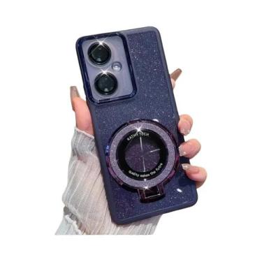 Imagem de Capa De Telefone Com Suporte Magnético Brilhante Para Moto G Series, C