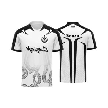 Imagem de Camiseta Esportiva Respirável Kids MongolZ Esports Club 2025 CSGO Majo