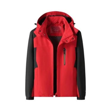 Imagem de Jaqueta Masculina Grande Impermeável E Corta-Vento Para Caminhada, Aca