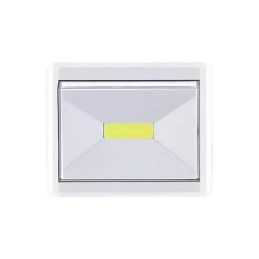 Imagem de Interruptor Portátil Led Luz De Emergência Branca Quadrado Sobrepor 3W