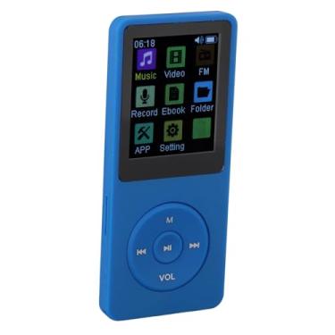 Imagem de aqxreight MP3 Player Gravação de Voz Reprodução de Vídeo Função Music Player Com TFT 1.82in Tela Azul Sem Memória Arquivo de Armazenamento Cabo Leitor USB você Pode Controlar o Volume Independente