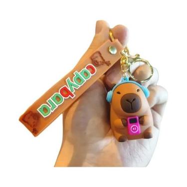 Imagem de Chaveiro De Capivara Fofo, Boneco De Anime, Pingente Para Mochila Esco