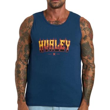 Imagem de Regata Hurley Flame SM26 Masculina-Masculino