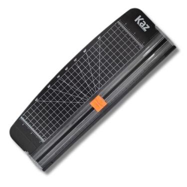 Imagem de Guilhotina Manual Cortador Refiladora Papel A4 Portatil Mesa - Kaz