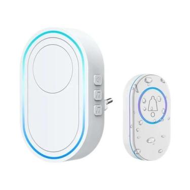 Imagem de Campainha Sem Fio À Prova d'Água Com Alcance De 300m, Plugue Opcional 