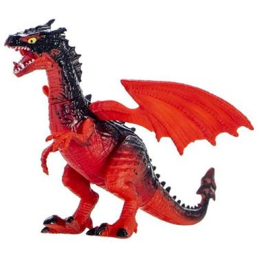 Imagem de Brinquedo dragão articulado mundo medieval asas flexíveis - ART BRINK,