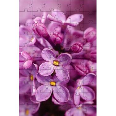 Imagem de 3 Quebra-Cabeças Flores do Mundo Inclusivo e Inteligente de 60 peças -