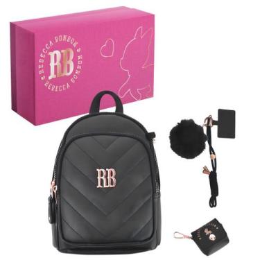 Imagem de Mini Mochila Porta Fone De Ouvidos E Chaveiro Rebecca Bonbon - Clio
