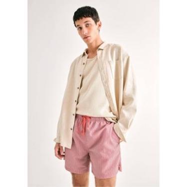 Imagem de Shorts De Banho Masculino Listrado-Masculino