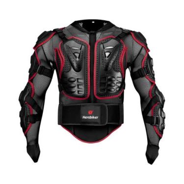 Imagem de Jaqueta De Armadura Para Motocross Masculina Proteção S-5XL HEROBIKER 