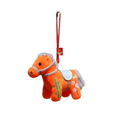 Imagem de Chaveiro De Pelúcia Mini Cavalo 12CM, Brinquedo Kawaii Realista, Decor