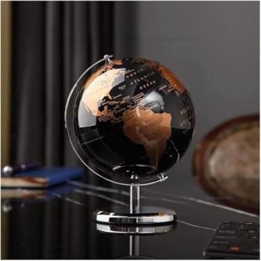 Imagem de Globo Terrestre Decorativo 15cm Base Metálica Mesa