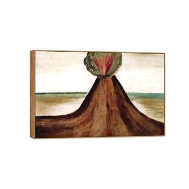 Imagem de Victor Brauner Famosa pintura em tela de arte de parede pronta para pendurar sem título 2 imagens em moldura de madeira para decoração de sala de estar 80 x 120 cm 31 x 47 pol