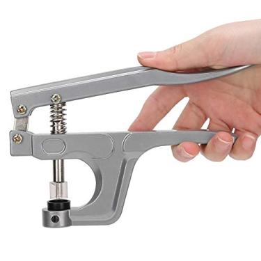 Imagem de Generic Alicate Manual de Instalação de Botão de Pressão Ferramenta de Alumínio Eficiente para Acessório de Couro Com Estojo de Borracha Sobressalente e Chave de Fenda para Entusiastas e