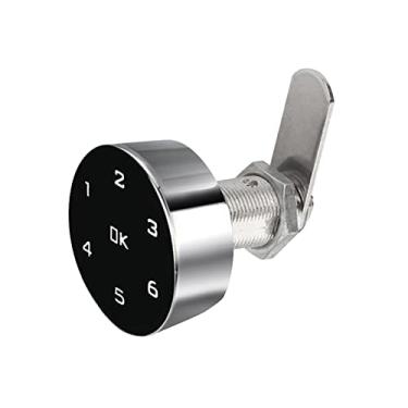 Imagem de Wswqop Fechadura Inteligente para Gavetas E Armários, Fechaduras Eletrônicas para Portas, Fechaduras Elétricas para Guarda-roupas de Quarto, Haste Estilo