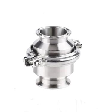 Imagem de OD 19 mm 25 mm 32 mm 38 mm 51 mm 63 mm aço inoxidável 304 braçadeira tripla 50,5 mm 64 mm 77,5 mm válvula de retenção vertical 3.8 cm 5.1 cm 6.3 cm (25 mm x virola 50.5)