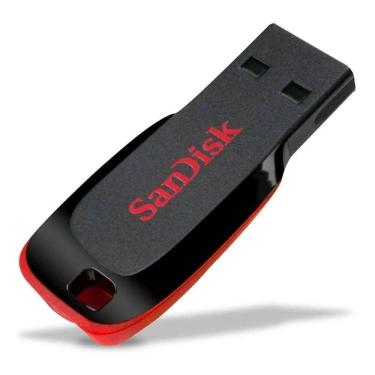 Imagem de Pendrive De 16Gb Sandisk Cruzer Blade Sdcz50-016G-B35 Preto/