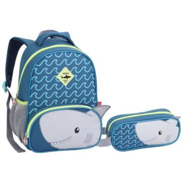 Imagem de Kit Mochila e Estojo de Costas Creche ZOOP