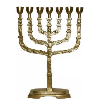 Imagem de Candelabro Sete Pontas - Menora 35Cm -  De Israel