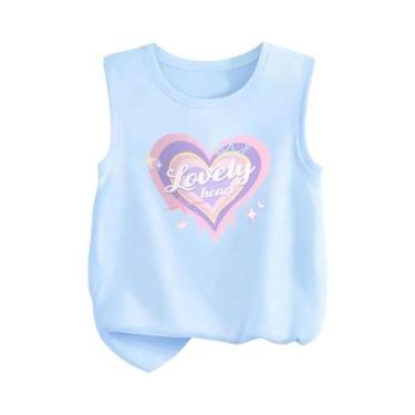 Imagem de Camiseta Regata Infantil Com Estampa De Desenho Animado, Torre Eiffel,