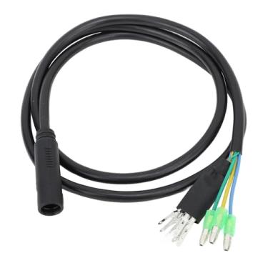 Imagem de KIMISS Cabo de Extensão de Motor de Bicicleta Elétrica Fêmea M10 de 9 Pinos 106,5 Cm Com Conector à Prova d'água - Anti Superaquecimento e Anti-interferência para Uso Externo Confiável