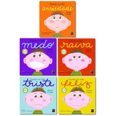 Imagem de Coleção Sentimentos e Emoções 5 Mini livros - Ansiedade - Medo - Raiva