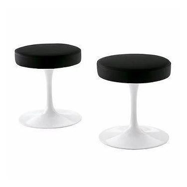 Imagem de Banqueta Tulipa Saarinen Branca - Personal Decor Design, Preto