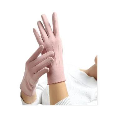 Imagem de Luvas Femininas De Inverno Com Tela Sensível Ao Toque, Forro De Lã, À 