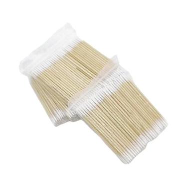 Imagem de Cotonetes Ultra Detalhados Com Ponta De Madeira Descartáveis Para Remo