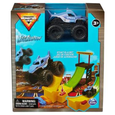 Imagem de Carrinho Megalodon e Rampa com Lançador - Monster Jam - Sunny Brinqued