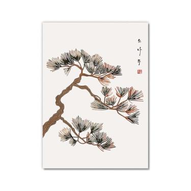 Imagem de Pôster em tela vintage coreano com citações Hangul pintura oriental decoração de arte de parede imagens de cultura coreana para sala de estar quarto decoração de casa (SKU3,16x60 cm), sem moldura)