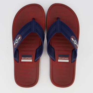 Imagem de Chinelo Cartago Paris II Grena e Marinho-Masculino