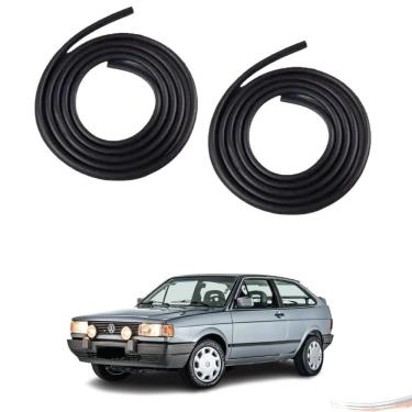 Imagem de Par Borracha Porta S- Aba Gol Parati Saveiro G1 88 A 96 2p