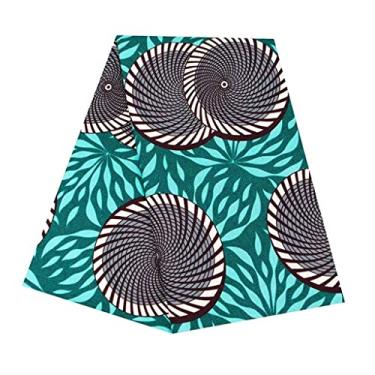 Imagem de Ankara Tecido Cera Africana Cera Real Poliéster Costura Material 6 jardas/Uma Peça