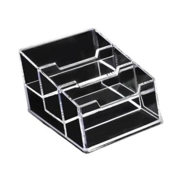 Imagem de Suporte De Mesa Em Acrílico Transparente, Porta Cartões De Plástico, E