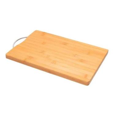 Imagem de Tábua De Corte Madeira De Bambu Com Alça 35Cm - Mori