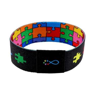 Imagem de Pulseira Quebra-Cabeça De Conscientização Sobre Autismo Para Mulheres,