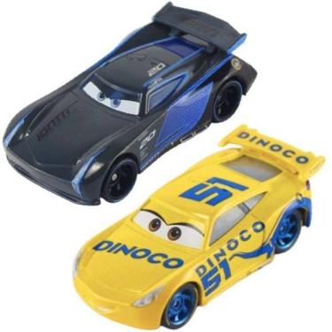 Imagem de Kit 2 Carrinhos Filme Carros Disney Cruz Jackson Storm 1/55