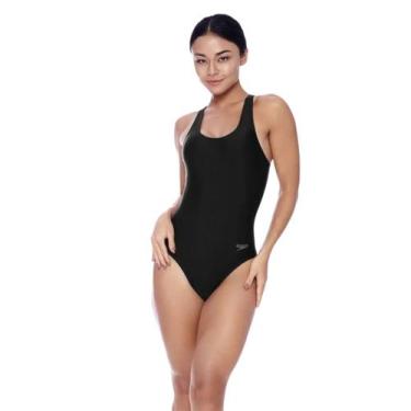 Imagem de Maiô Speedo Performance Adulto - G - Preto, Preto, G