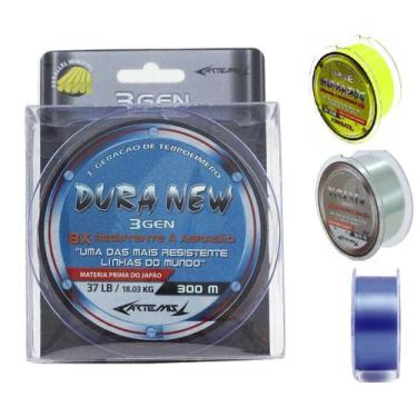 Imagem de Linha Artemis Monofilamento Dura New Soft 0,37mm 300m 18kg 37Lbs, Rosa