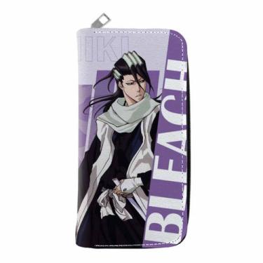 Imagem de Personagens de anime Wallet Bleach Kuchiki Byakuya Slim Bifold - Yiwei
