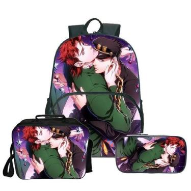 Imagem de Conjunto de mochilas JoJos Bizarre Adventure Anime com impressão 3D - 