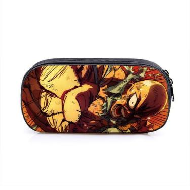 Imagem de Bolsa de lápis Anime Pencil Box One Punch Man Saitama 20x10x5cm - yiwe