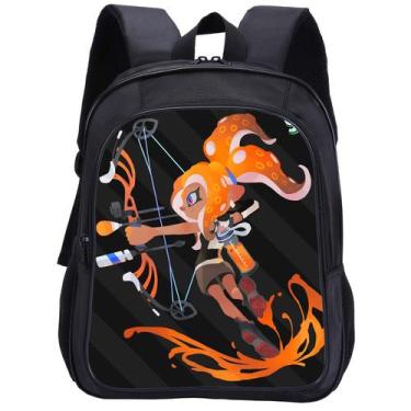 Imagem de Mochila escolar Splatoon Anime School Bag 26x14x33cm - yiweisai