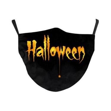 Imagem de Máscara facial Halloween Anime respirável reutilizável com filtro - yi