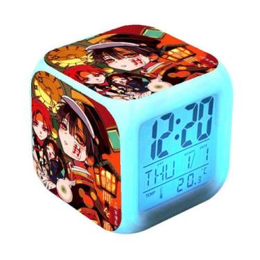 Imagem de Despertador Toiletbounds Hanakokuns Square LED com alarme - yiweisai