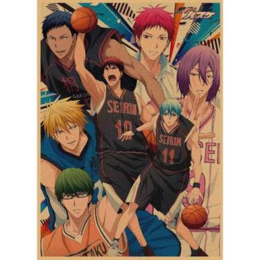 Imagem de Pôster Kurokos Basketballs Anime Art 30x42cm Papel 150g - yiweisai
